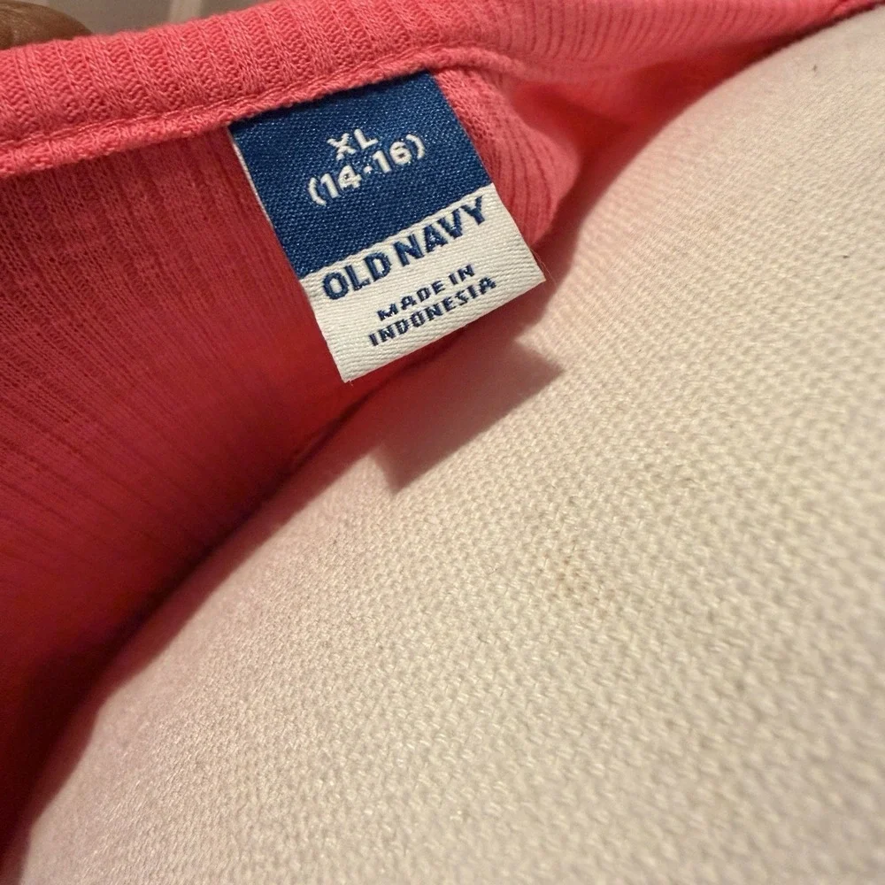 Lot Of 3 Old Navy Girls Tank Tops Pink Green Aqua NWT Size XL 14/16